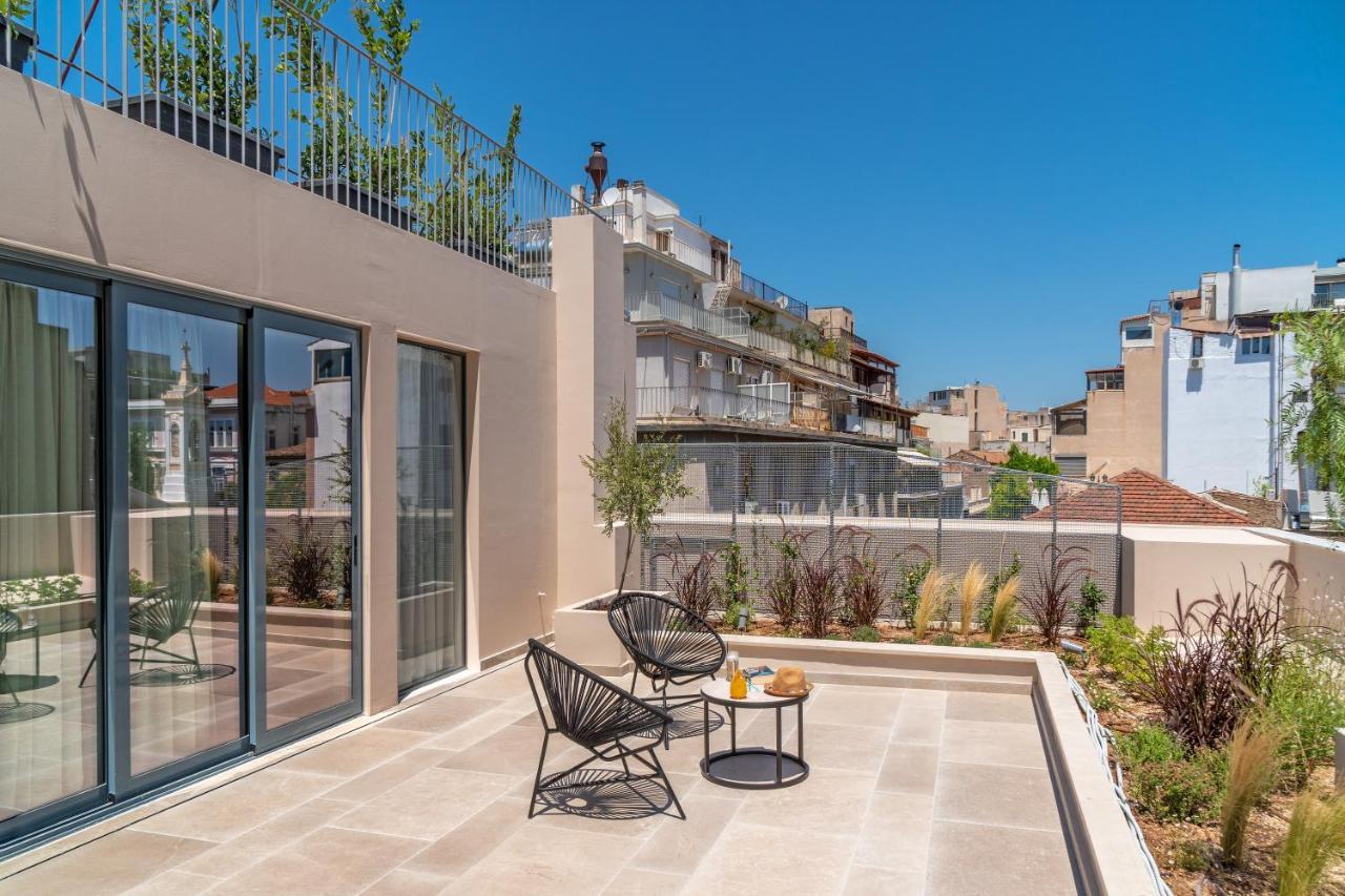 Hellenic Vibes Smart Hotel Athens Luaran gambar Rooftop terrace